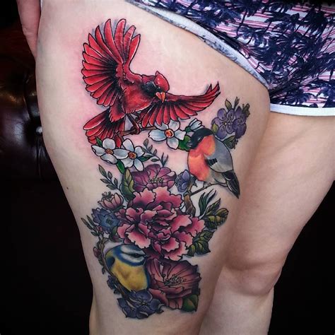 female thigh tattoo ideas